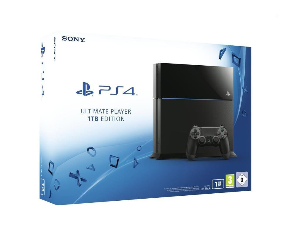 Sony PlayStation 4 Konsole 1TB [CUH-1216B] inkl. Wireless Controller - Schwarz