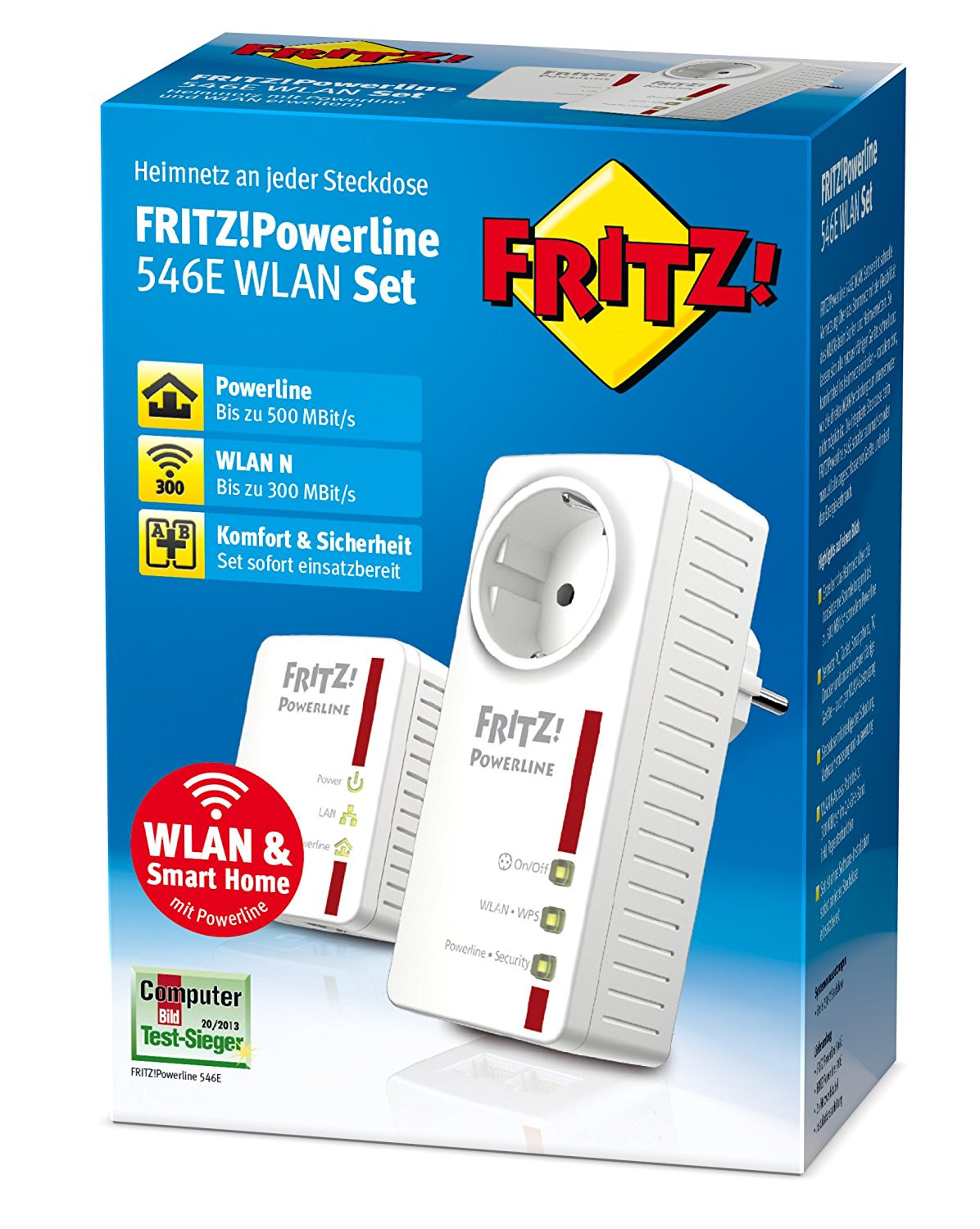 AVM FRITZ!Powerline 546E/510E WLAN Set