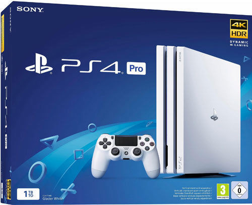 Sony PS4 Pro Konsole 1TB inkl. Wireless Controller - Weiß