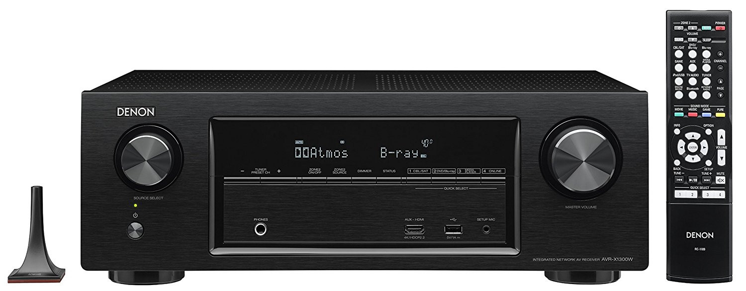 Denon AVR-X1300 AV-Receiver - Schwarz