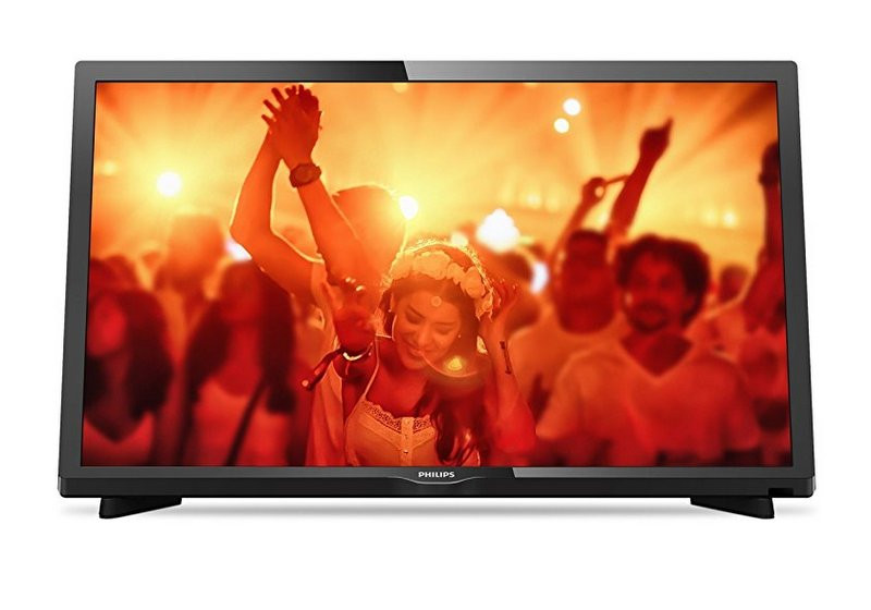 Philips 24PHS4031/12 60 cm (24 Zoll) Fernseher (DVB-T/T2/ T2 HD/C/S/S2) - Schwarz