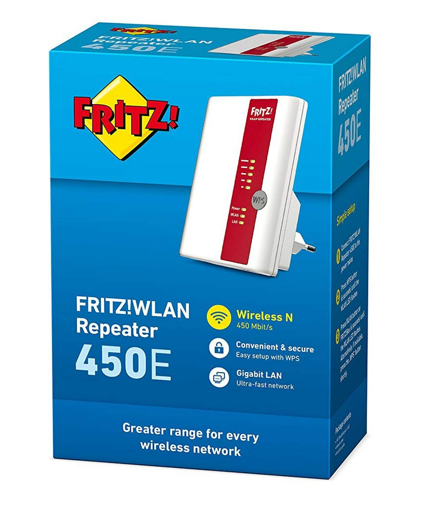 AVM FRITZ!WLAN Repeater 450E - Weiß