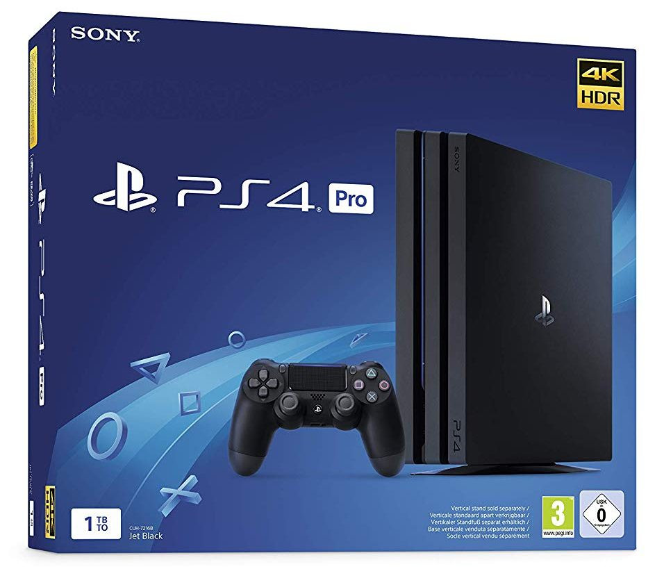 Sony PS4 Pro Konsole 1TB inkl. Wireless Controller - Schwarz