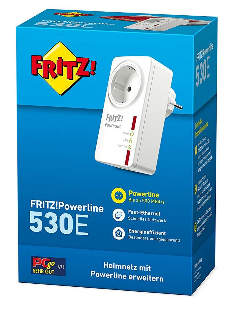 AVM FRITZ!Powerline 530E Einzeladapter - Weiß