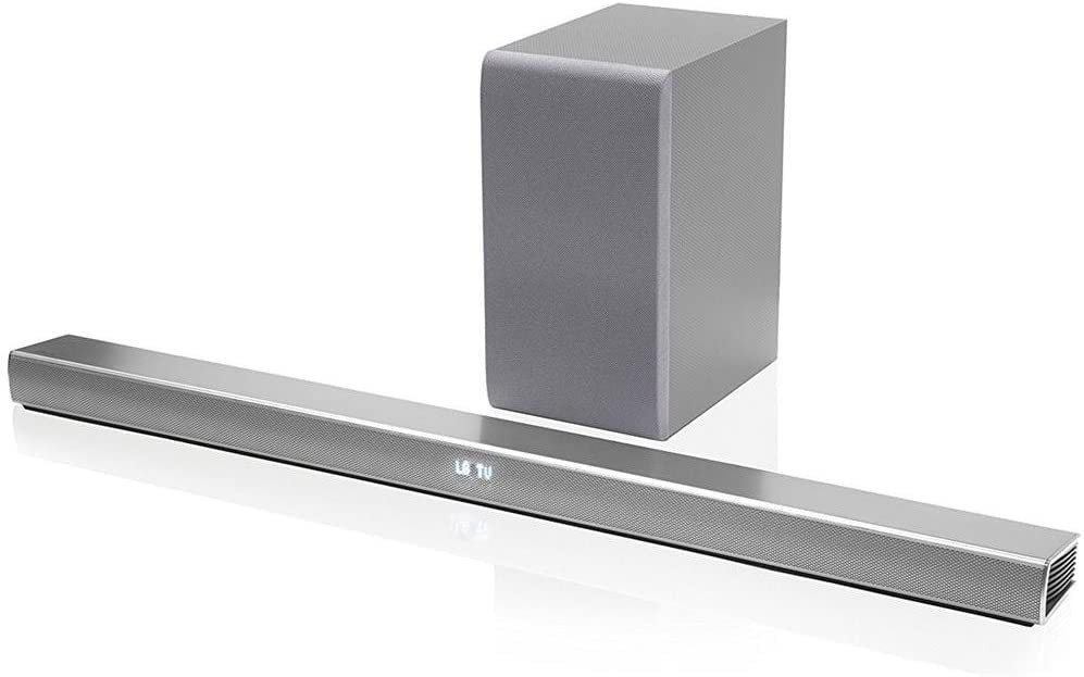 LG SH5 Soundbar System 2.1 inkl. Subwoofer - Silber