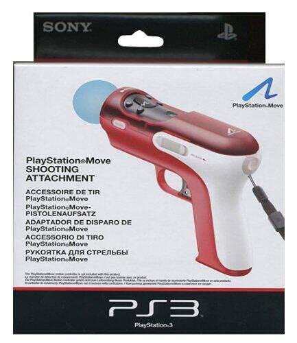 Sony PlayStation Move Pistolenaufsatz - Rot