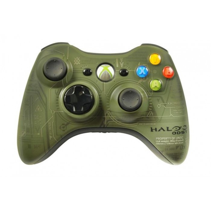 Microsoft Xbox 360 Wireless Controller - Halo 3 ODST Edition