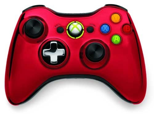 Microsoft Xbox 360 Wireless Controller - Chromrot