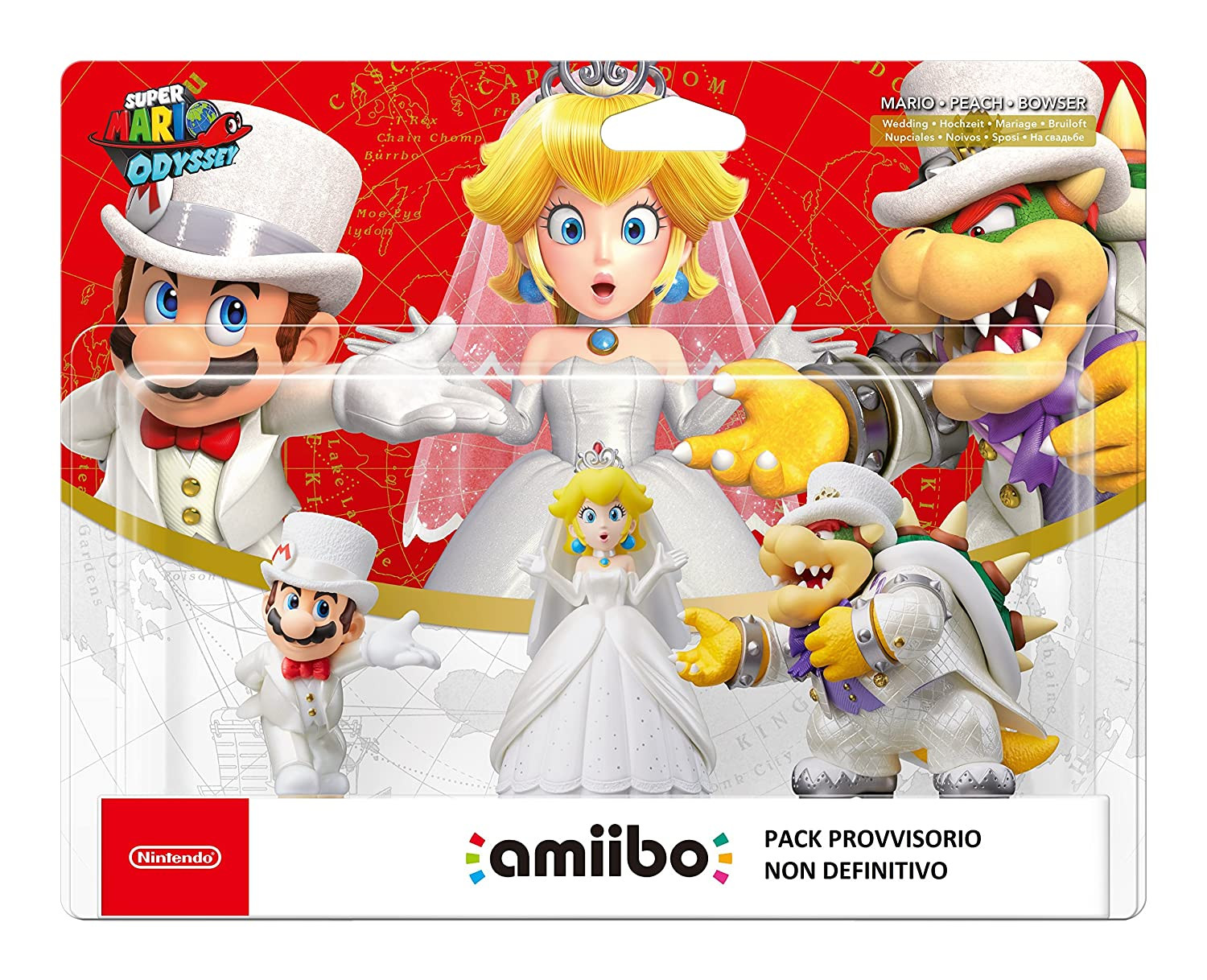 amiibo - Super Mario Oddyssey Collection - 3er Figuren-Set (Mario, Peach, Bowser)