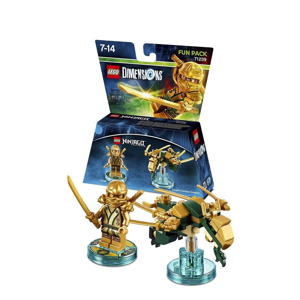 LEGO Dimensions - Fun Pack (71239) - LEGO Ninjago (Lloyd, Golden Dragon)