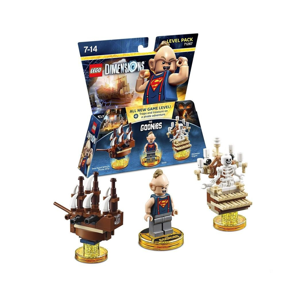 LEGO Dimensions - Level Pack (71267) - Goonies (Sloth, Skeleton Organ, Pirate Ship)