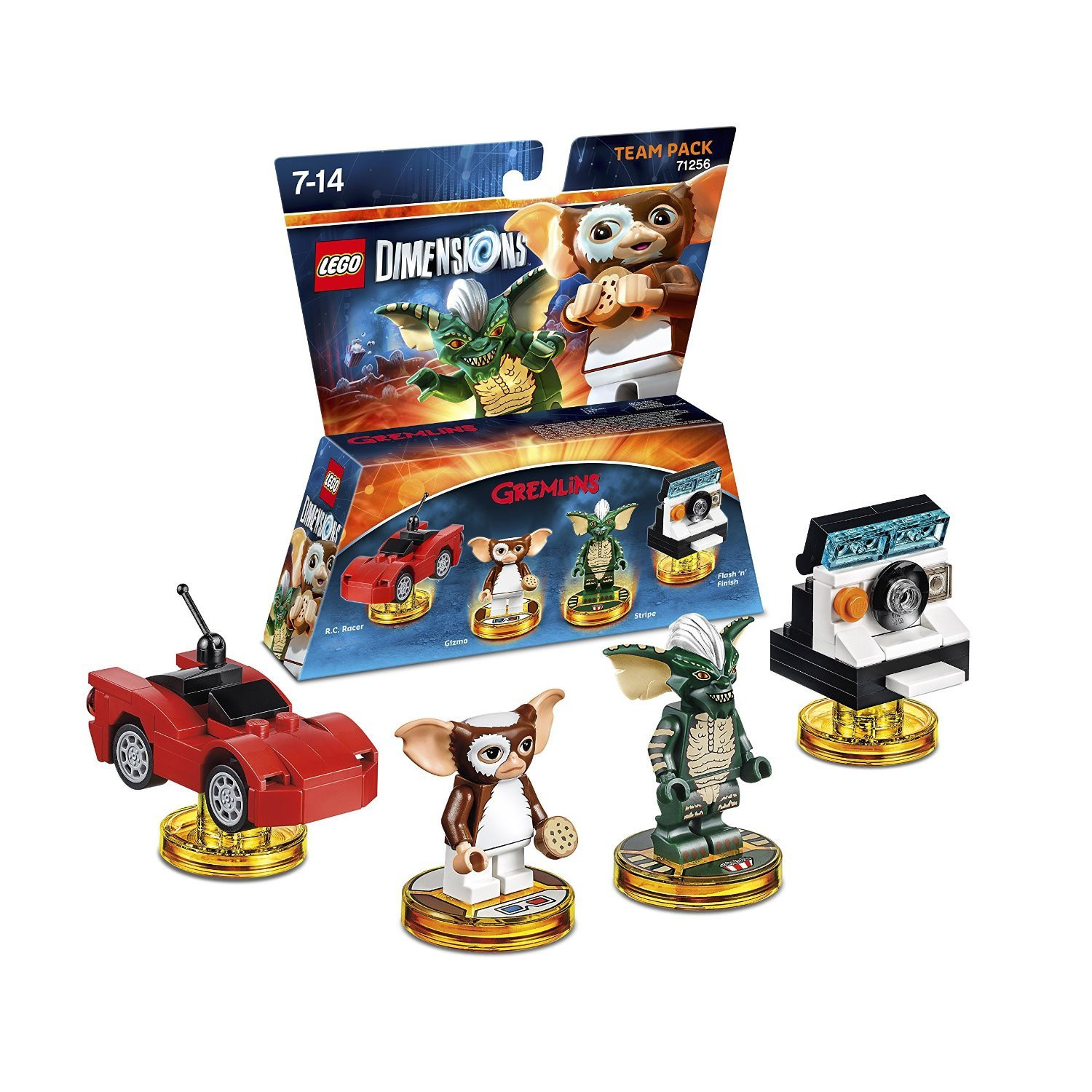 LEGO Dimensions - Team Pack (71256) - Gremlins (Gizmo, Stripe, R.C. Racer, Flash'n'Finish)