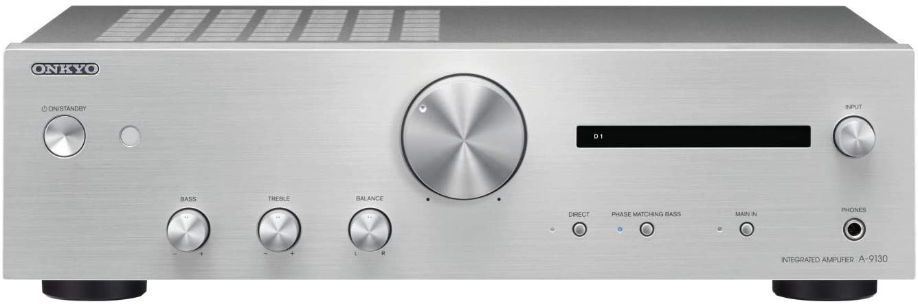 Onkyo A-9130 Stereo-Vollverstärker - Silber